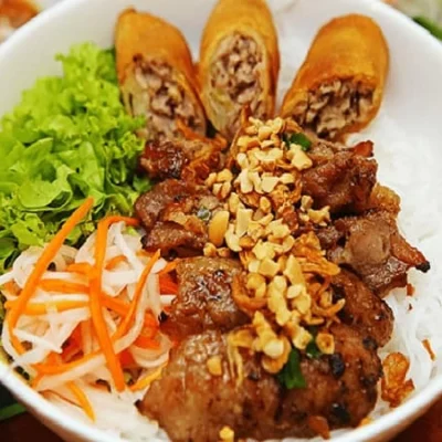 Bún Chả Giò Thịt Đặc Biệt