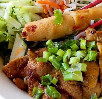 Bún Chả Giò Tôm Phô Mai